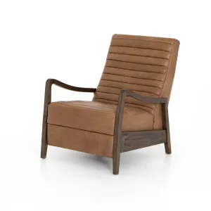 Chance Leather Recliner, Dakota Warm Taupe