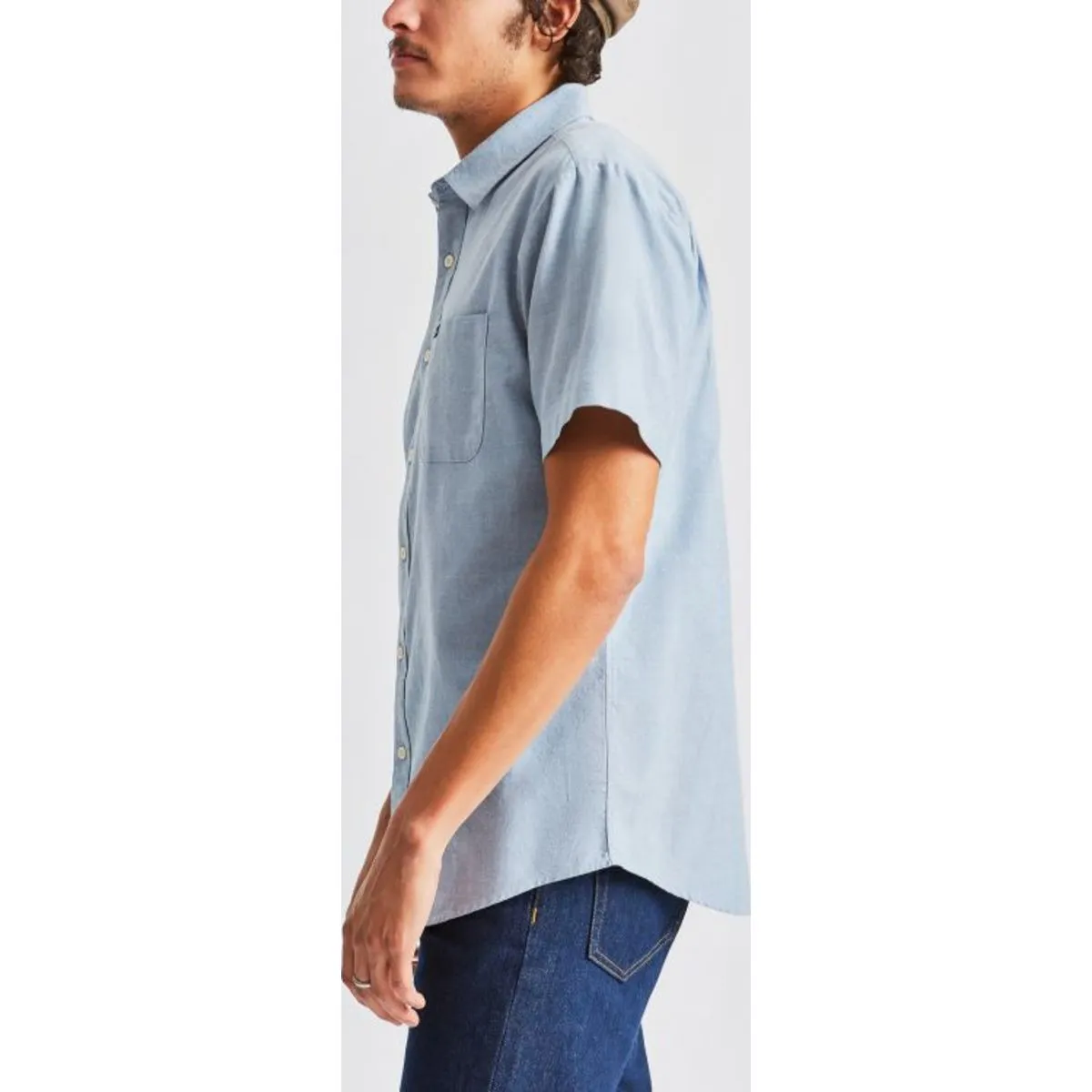 Charter Oxford S/S Woven - Off White