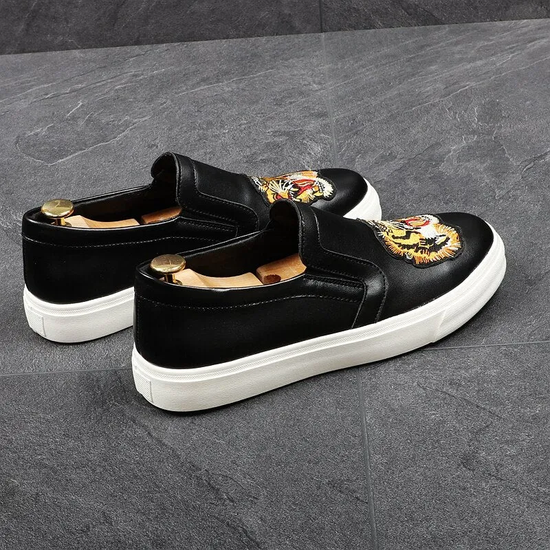 Chaussures mocassins cuir luxe chic pour homme