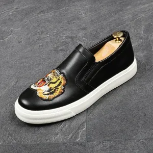 Chaussures mocassins cuir luxe chic pour homme