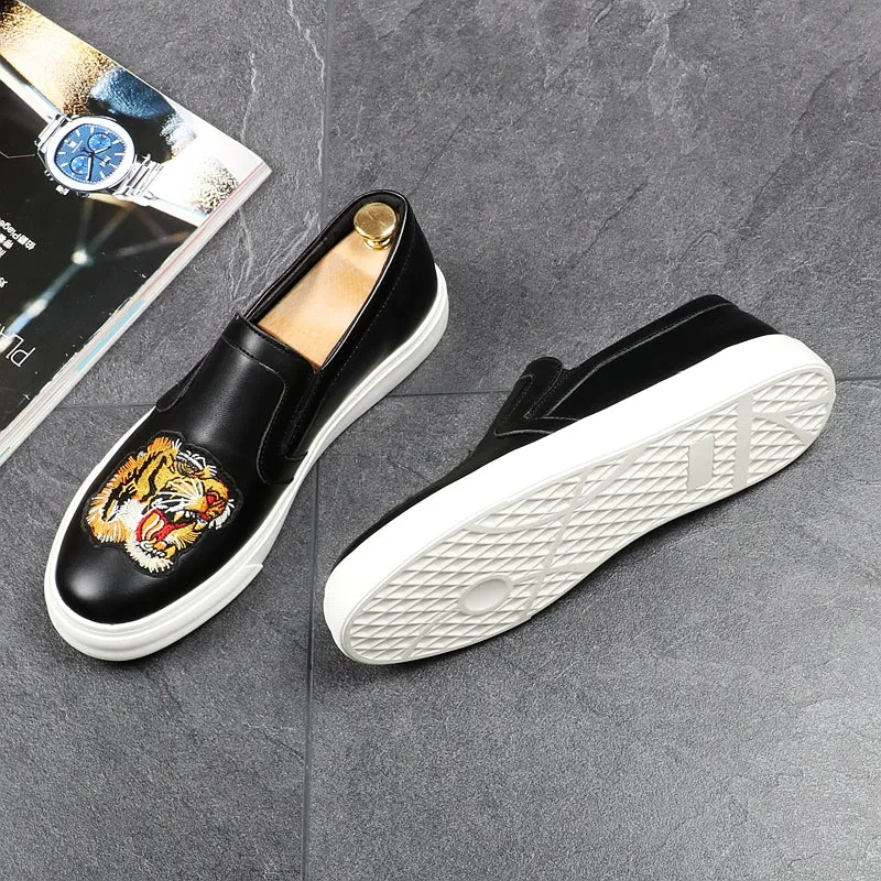 Chaussures mocassins cuir luxe chic pour homme