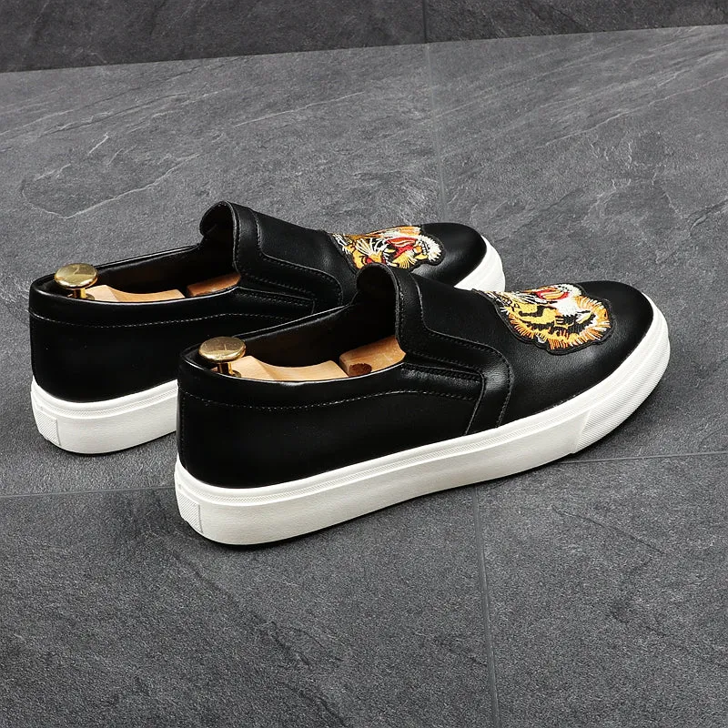 Chaussures mocassins cuir luxe chic pour homme