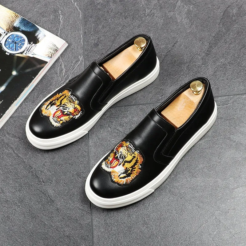 Chaussures mocassins cuir luxe chic pour homme