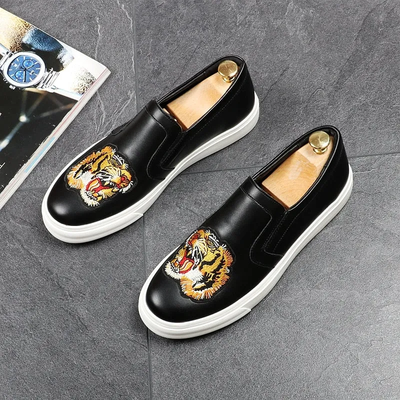 Chaussures mocassins cuir luxe chic pour homme