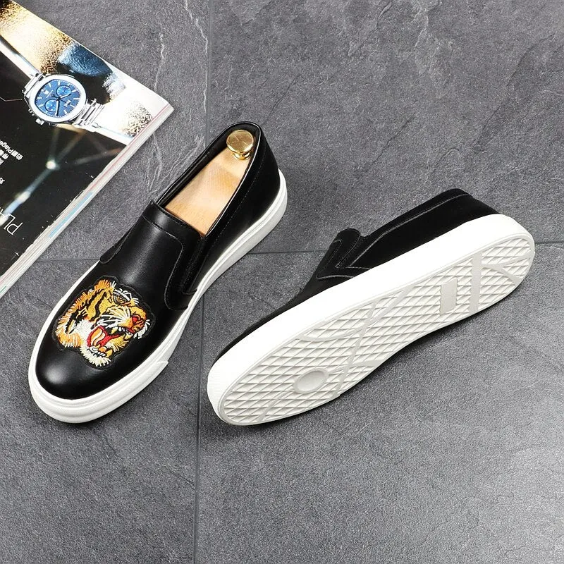 Chaussures mocassins cuir luxe chic pour homme