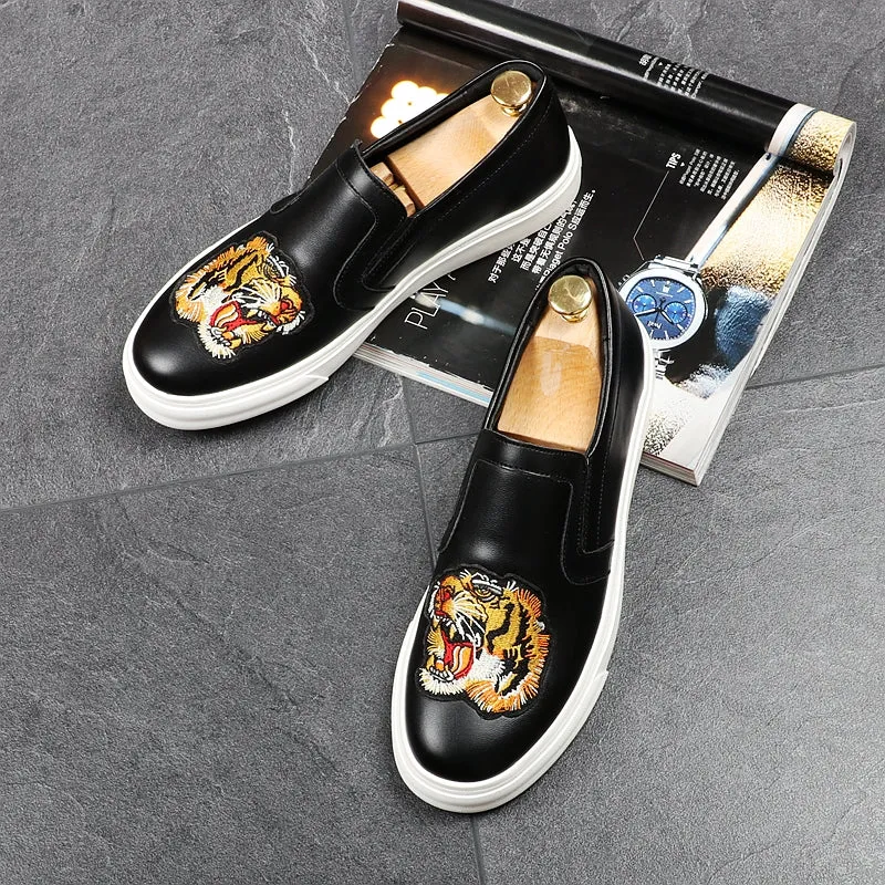 Chaussures mocassins cuir luxe chic pour homme