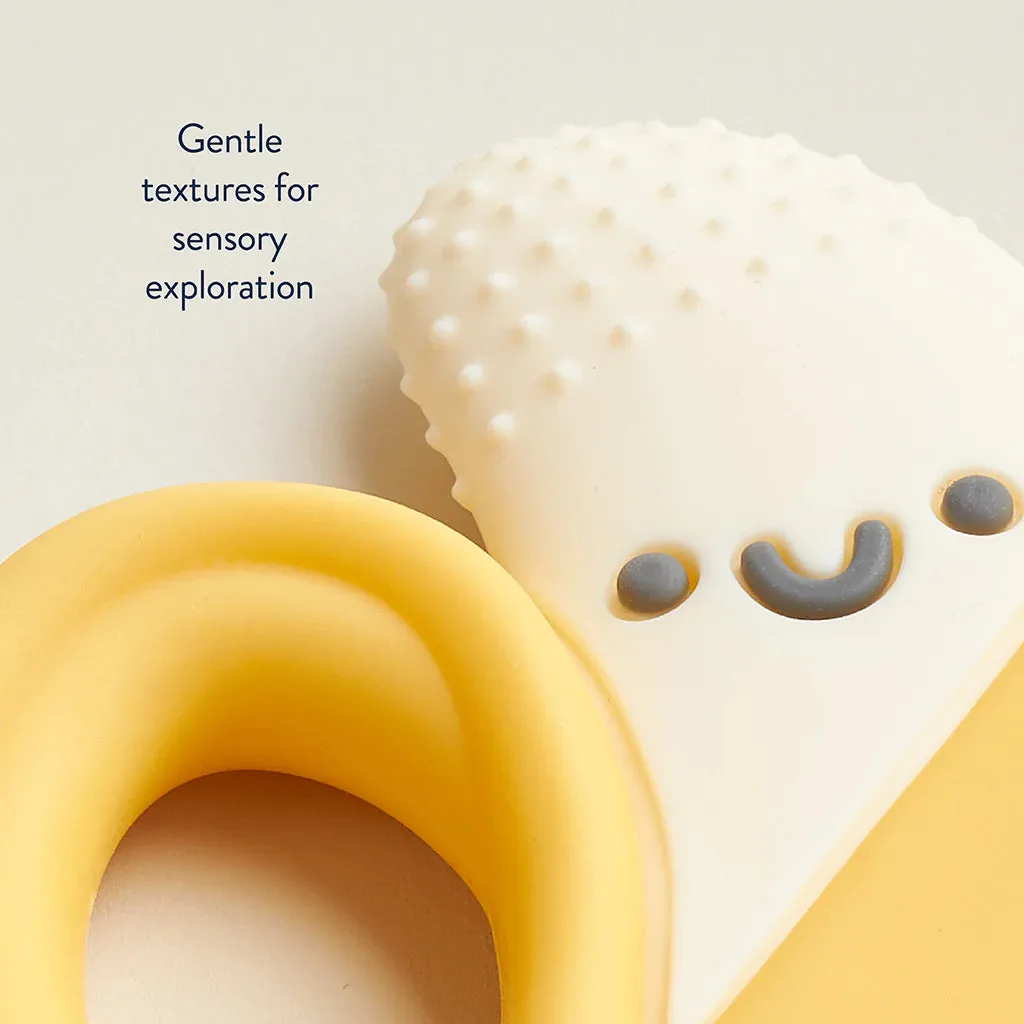 Chew Crew™ Silicone Handle Teether, Beckett the Banana