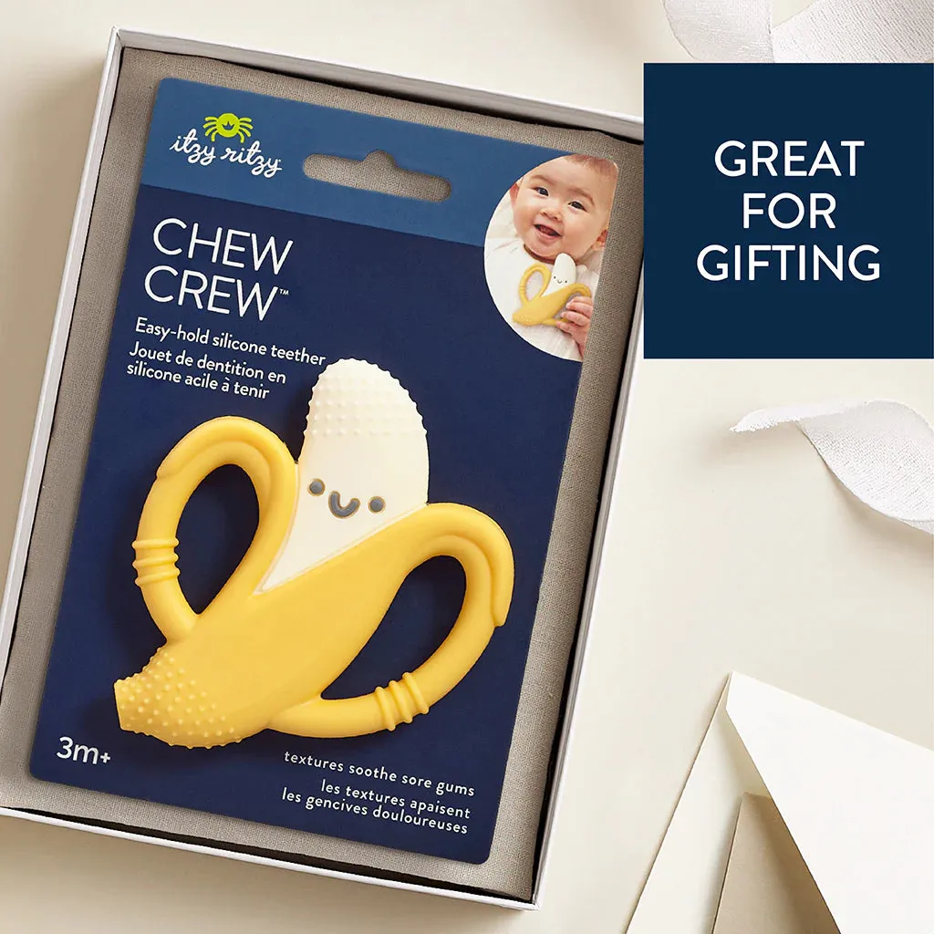 Chew Crew™ Silicone Handle Teether, Beckett the Banana