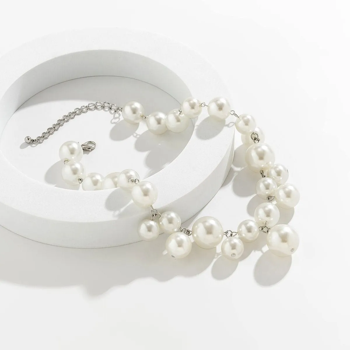 Chic Chunky Ball Chain Choker Necklace