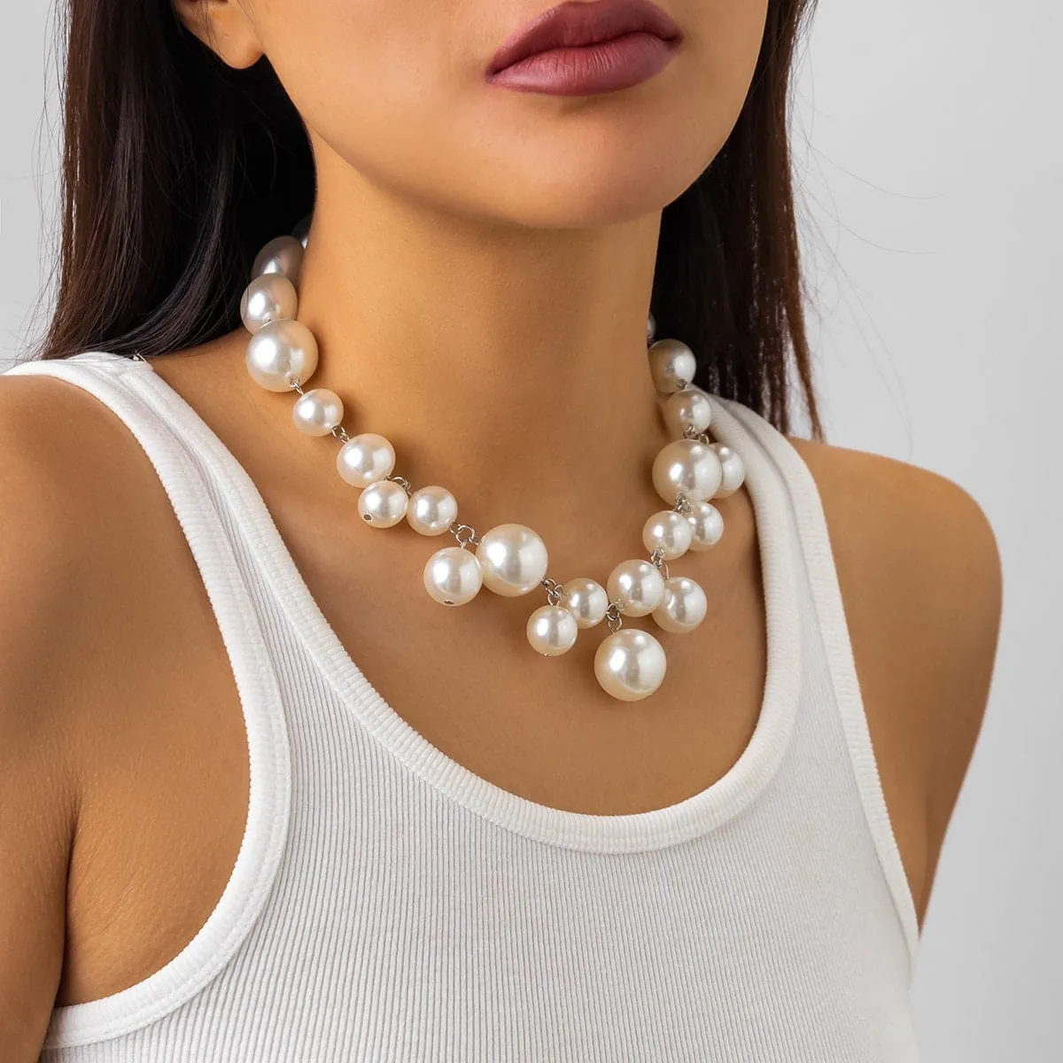 Chic Chunky Ball Chain Choker Necklace