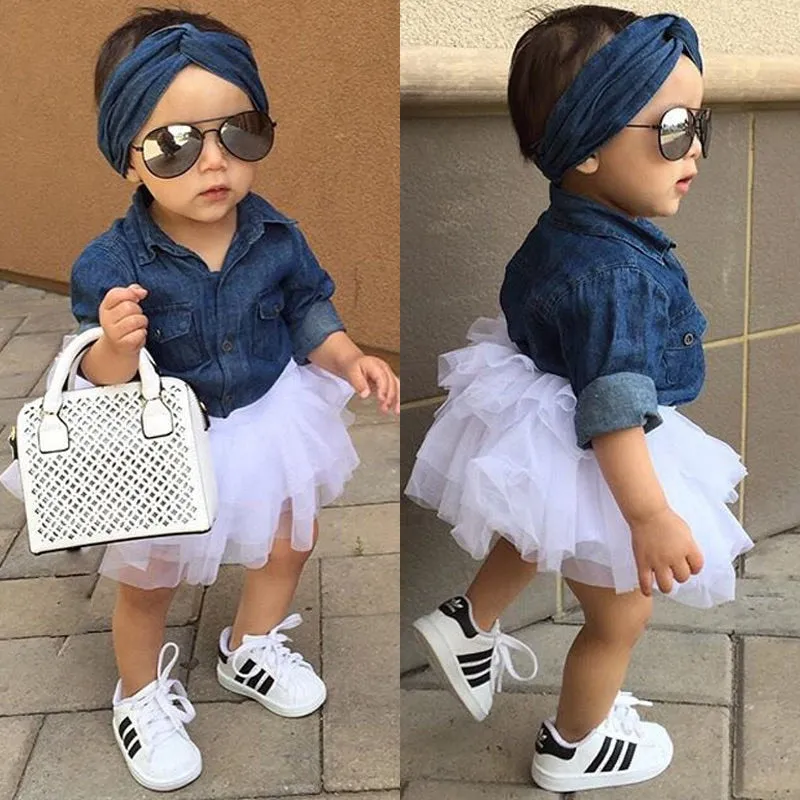 Classy Chic Baby Denim 3pc Set