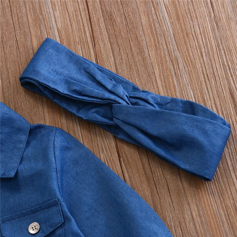 Classy Chic Baby Denim 3pc Set