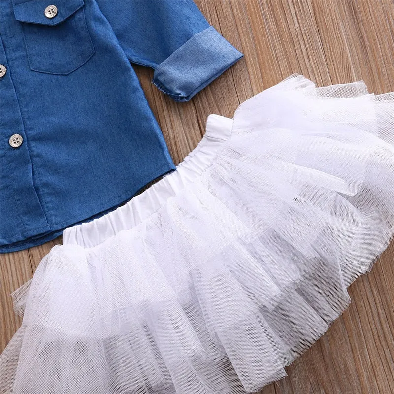 Classy Chic Baby Denim 3pc Set
