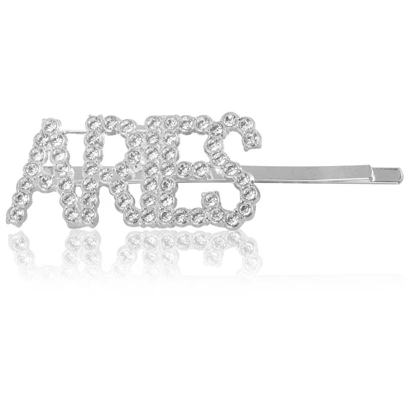 Combo Of 2 Aries Golden Silver Hairclip