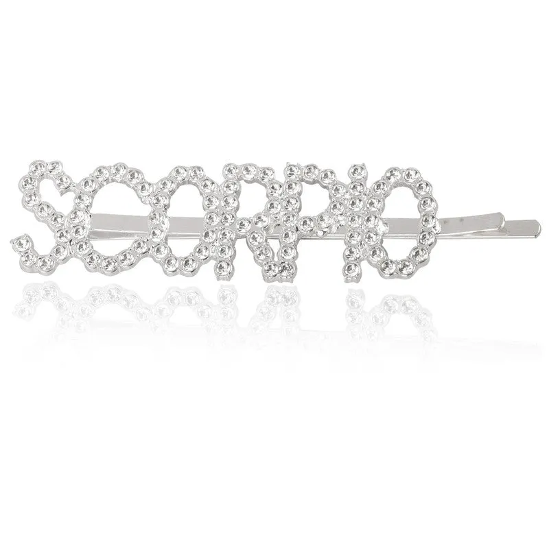Combo Of 2 Scorpio Golden Silver Hairclip