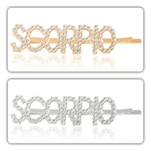 Combo Of 2 Scorpio Golden Silver Hairclip