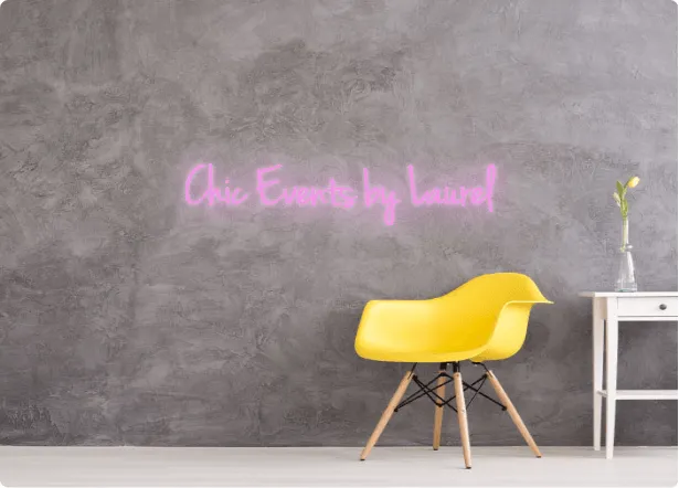 Custom order: Chic Events by Laurel