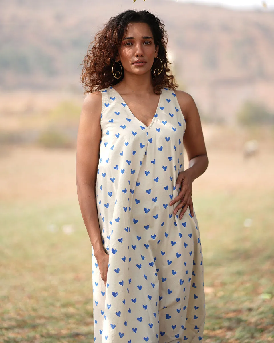 Dil Chahta Hai Handblock Printed Cotton Dress