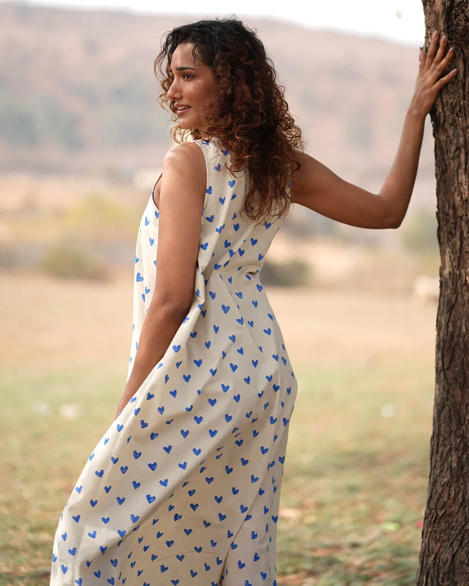 Dil Chahta Hai Handblock Printed Cotton Dress