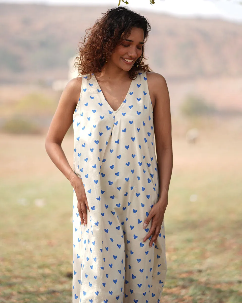 Dil Chahta Hai Handblock Printed Cotton Dress