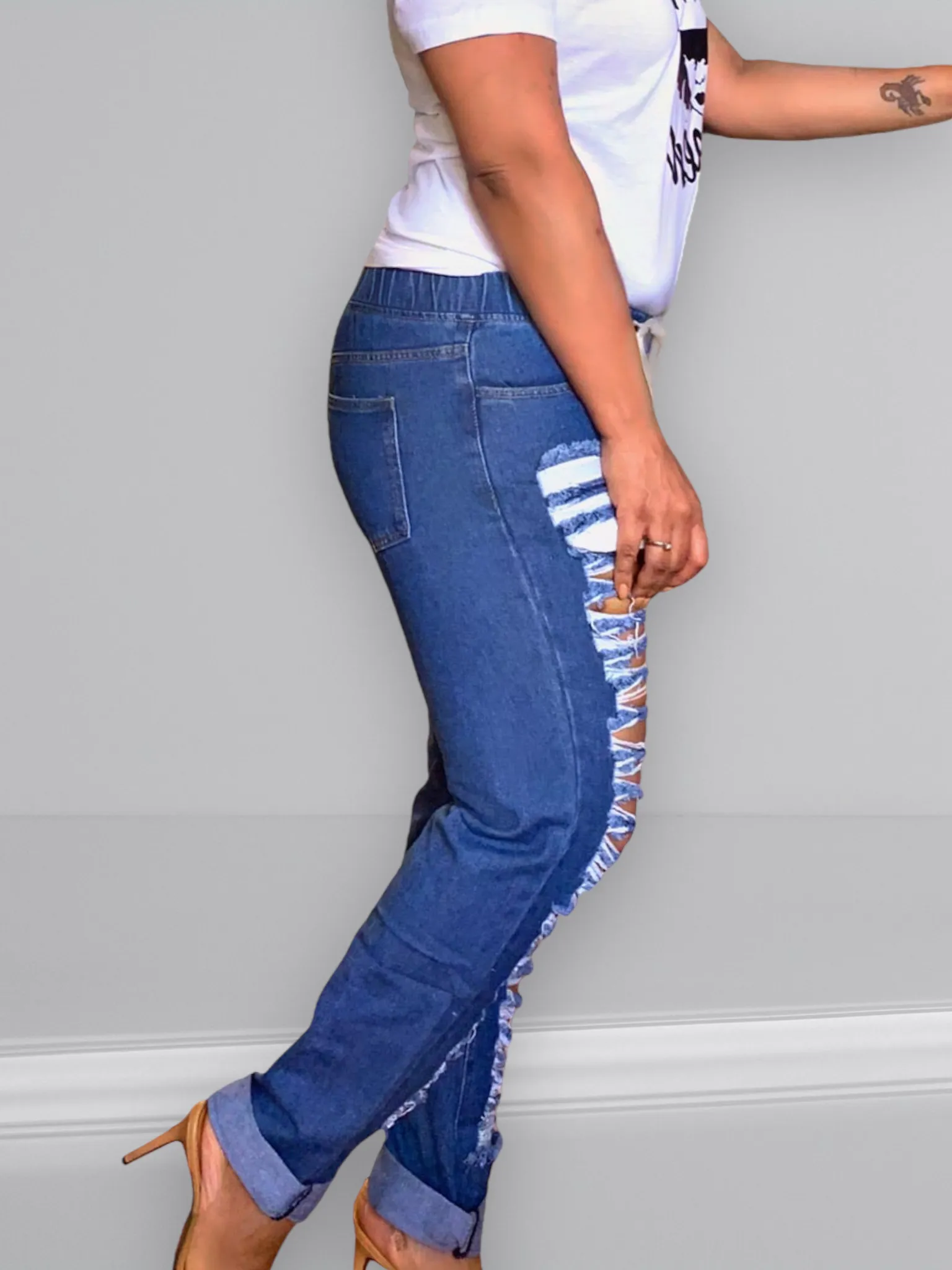 Dina Joggers(Blue) (Small)
