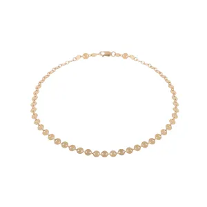 Disc Chain Anklet - 14K Gold Filled