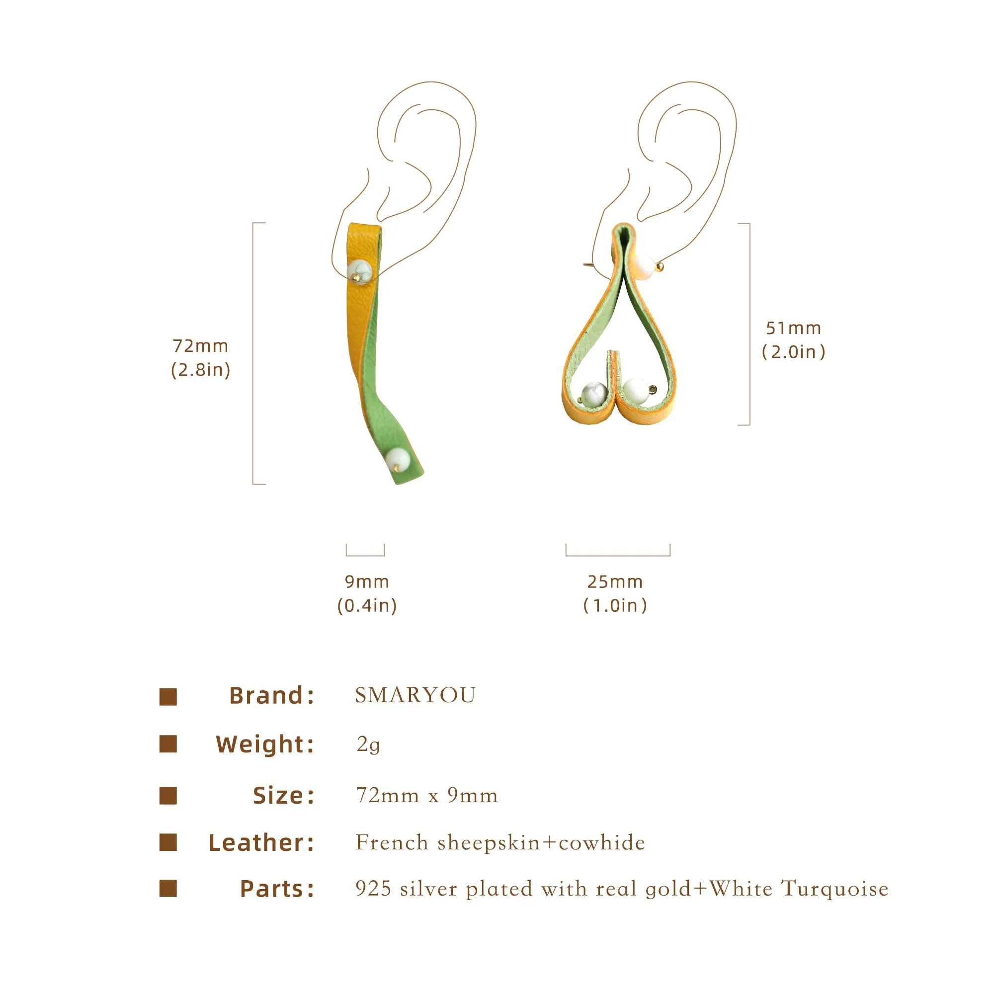 DIY Leather Kits-Deformable Multipurpose Style Earring
