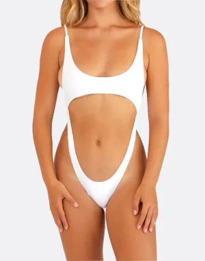 DYNAMO ONE PIECE SWIMSUIT - Sunblock White