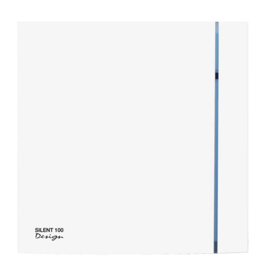 Envirovent SILDES100PS SILENT DESIGN 100 Pullcord in Silver