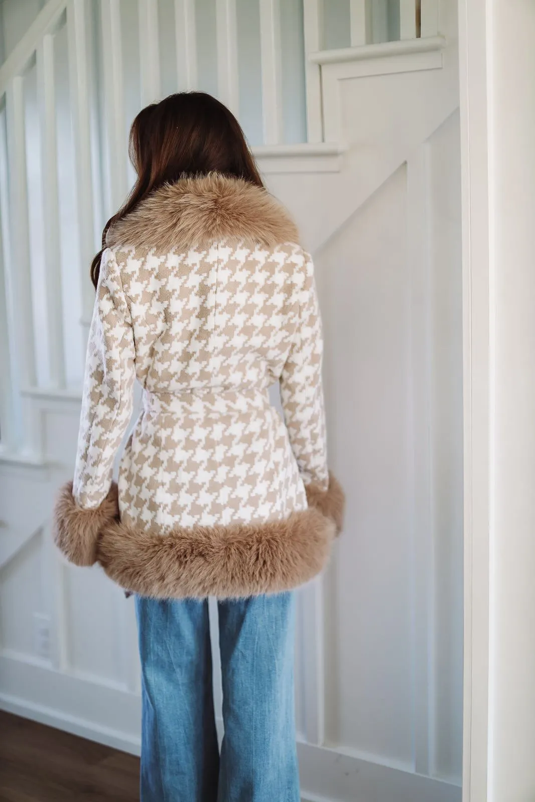 Exceptionally Chic Wool Coat - Cream