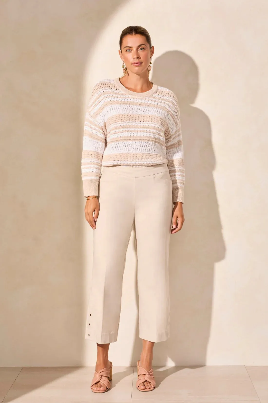 Flatten It Capri with Eyelets