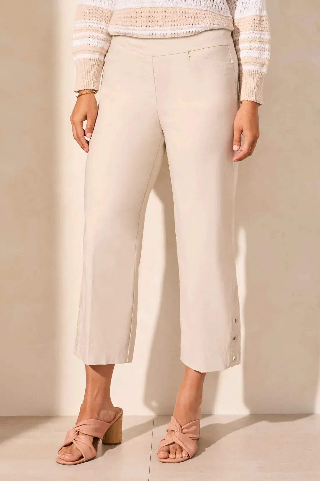 Flatten It Capri with Eyelets
