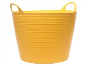 Flexi Tub 15LTR Heavy Duty - Yellow Polyethylene