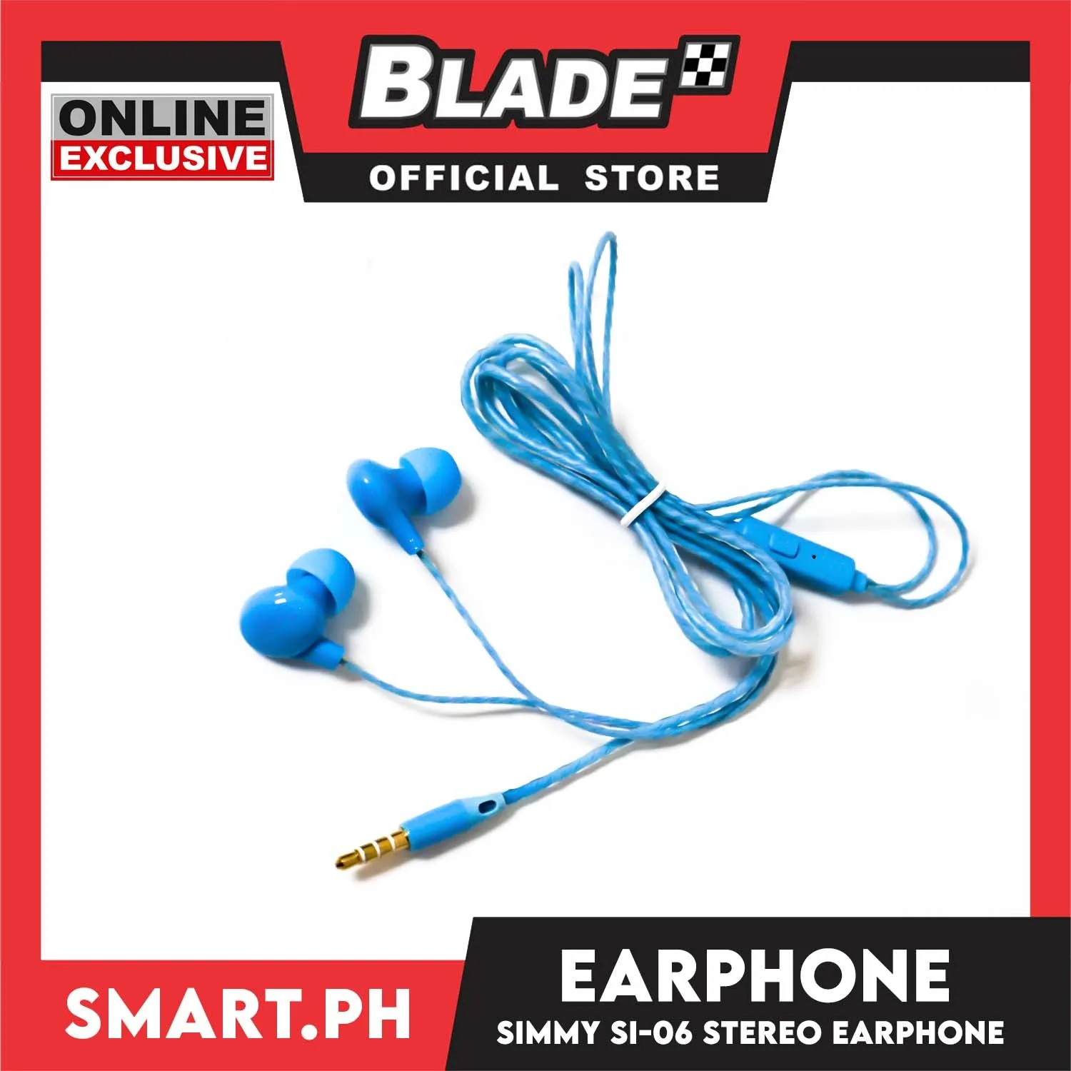 Gifts Earphone Casni Simple Stylish CS-133 (Assorted Designs and Colors)