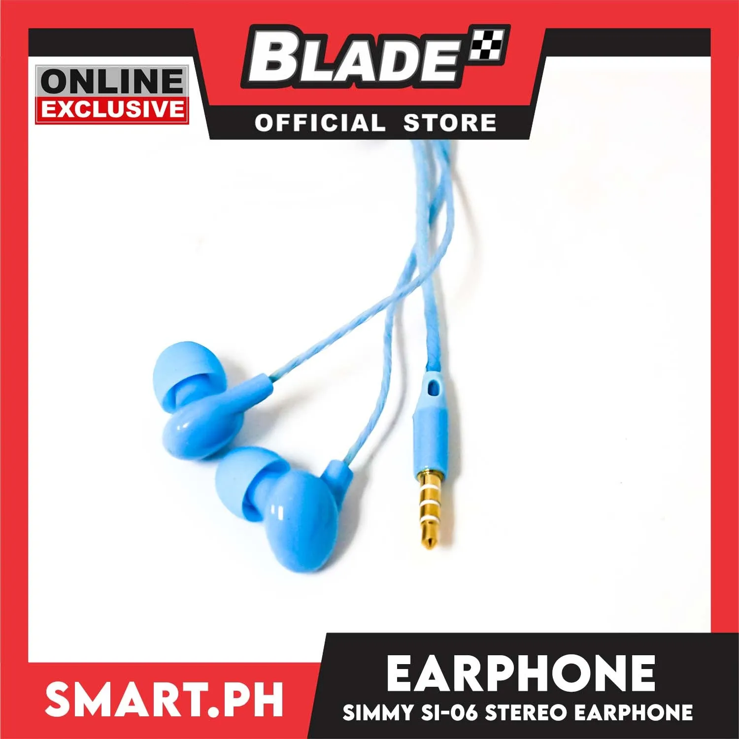 Gifts Earphone Casni Simple Stylish CS-133 (Assorted Designs and Colors)