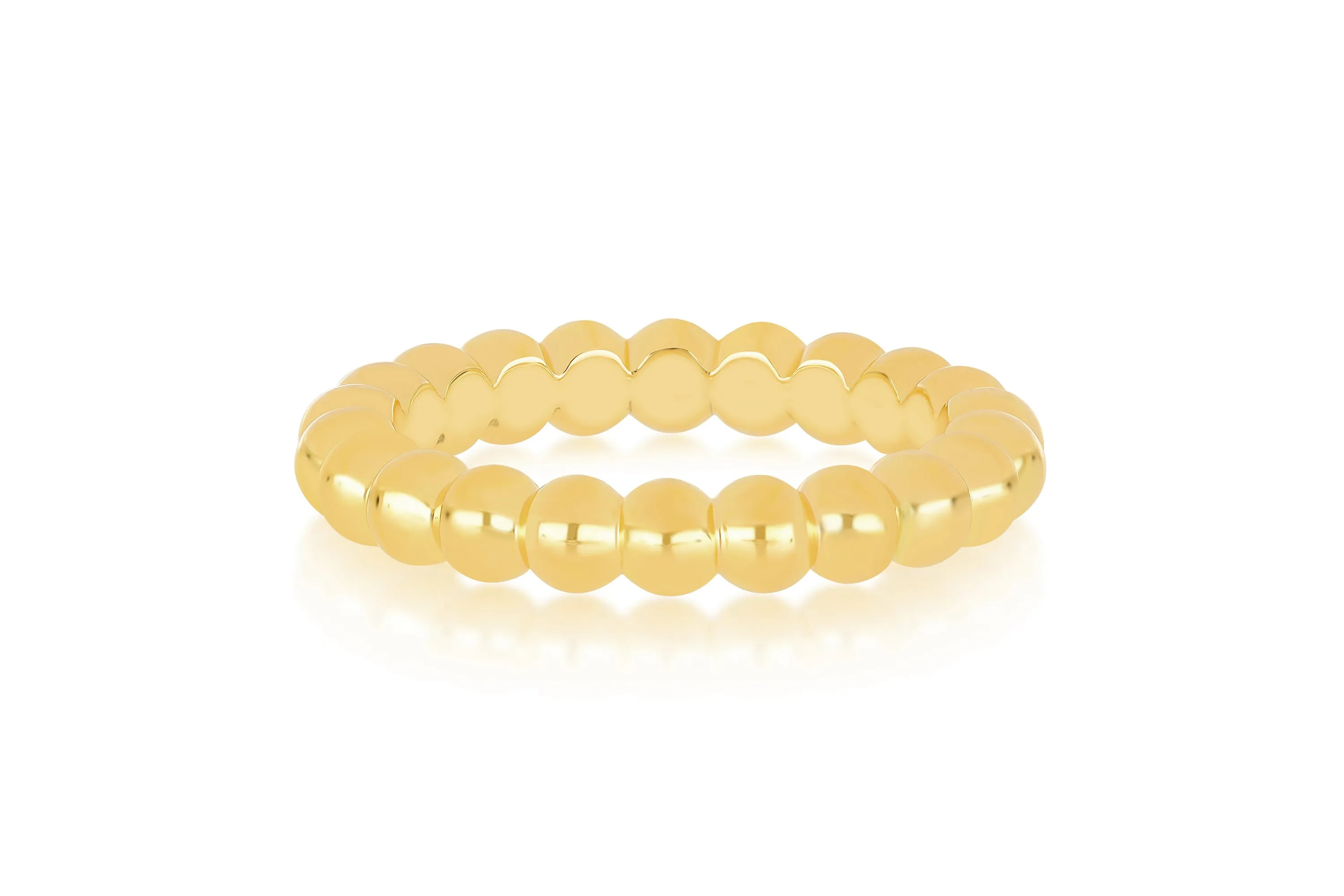 Gold Ball Stack Ring