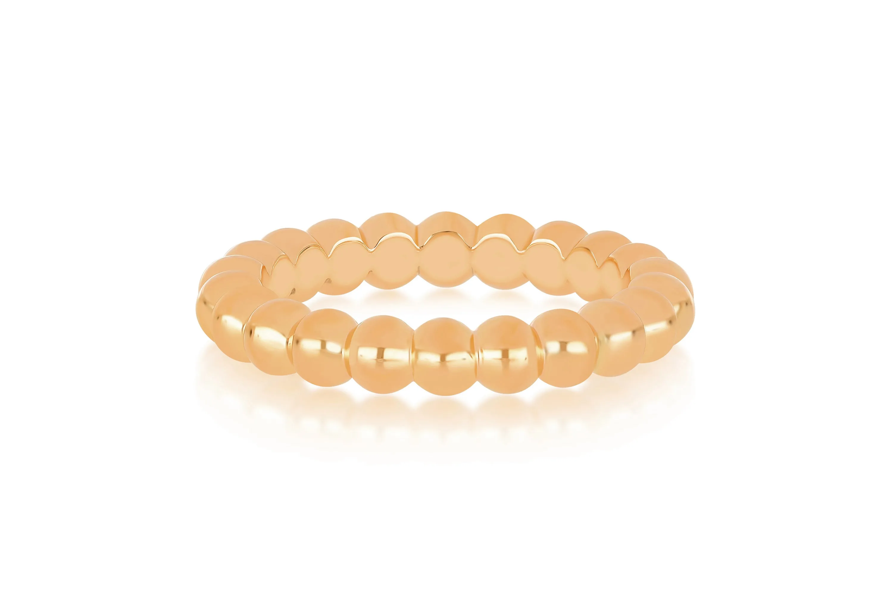 Gold Ball Stack Ring