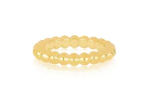 Gold Ball Stack Ring