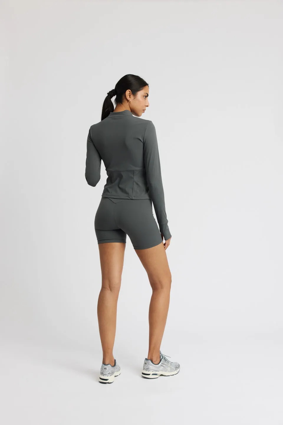Half zip - charcoal grey