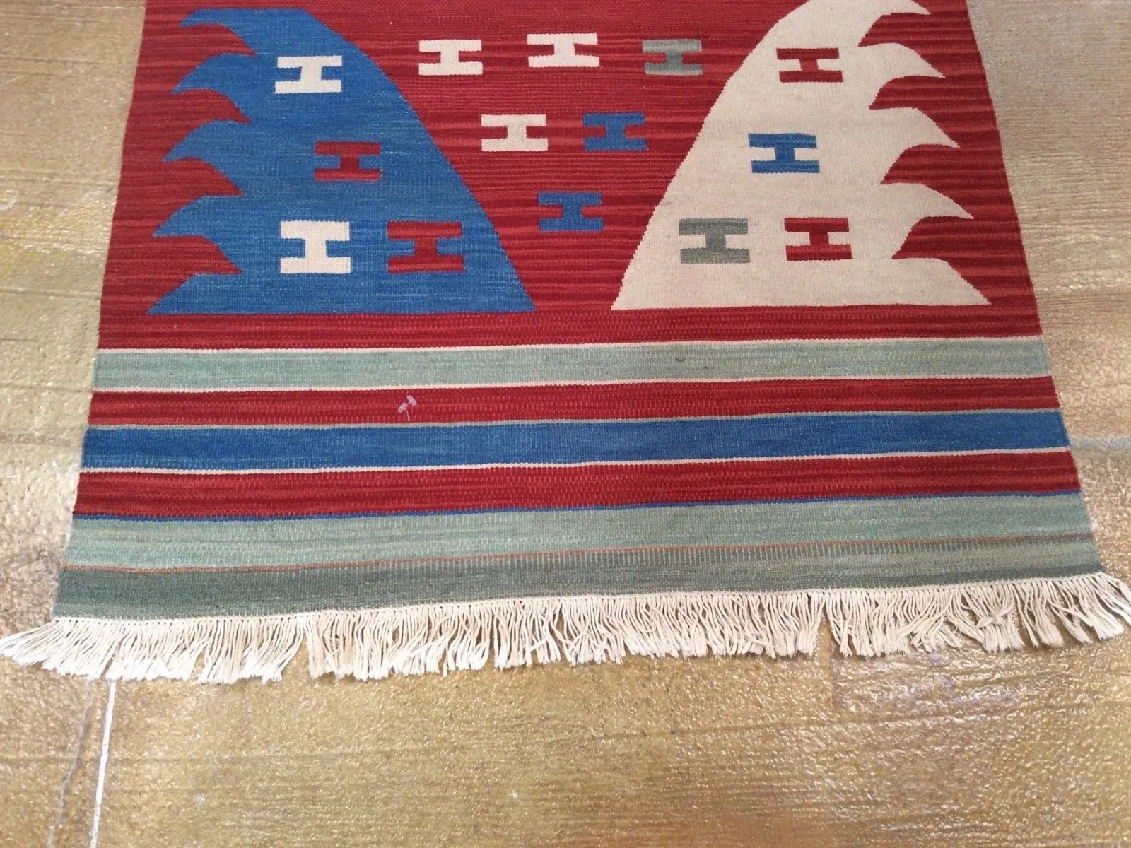 Hand-Woven Reversible Kilim Rug (Size 2.7 X 10.3) Brrsf-1470