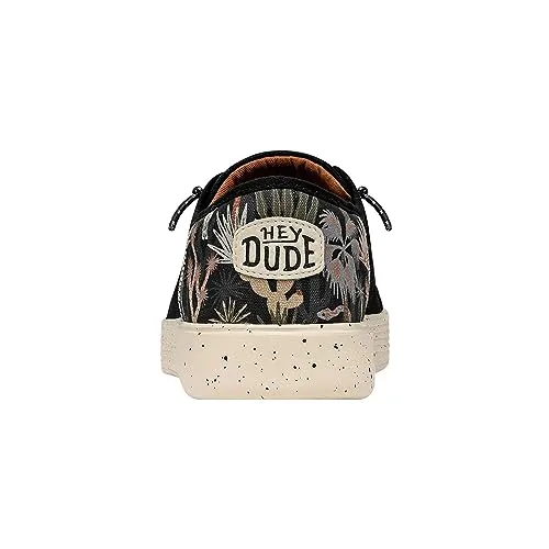 Hey Dude Cody Desert Black Size M6 | Men's Shoes | Men's Slip On Sneakers | Comfortable & Light-Weight