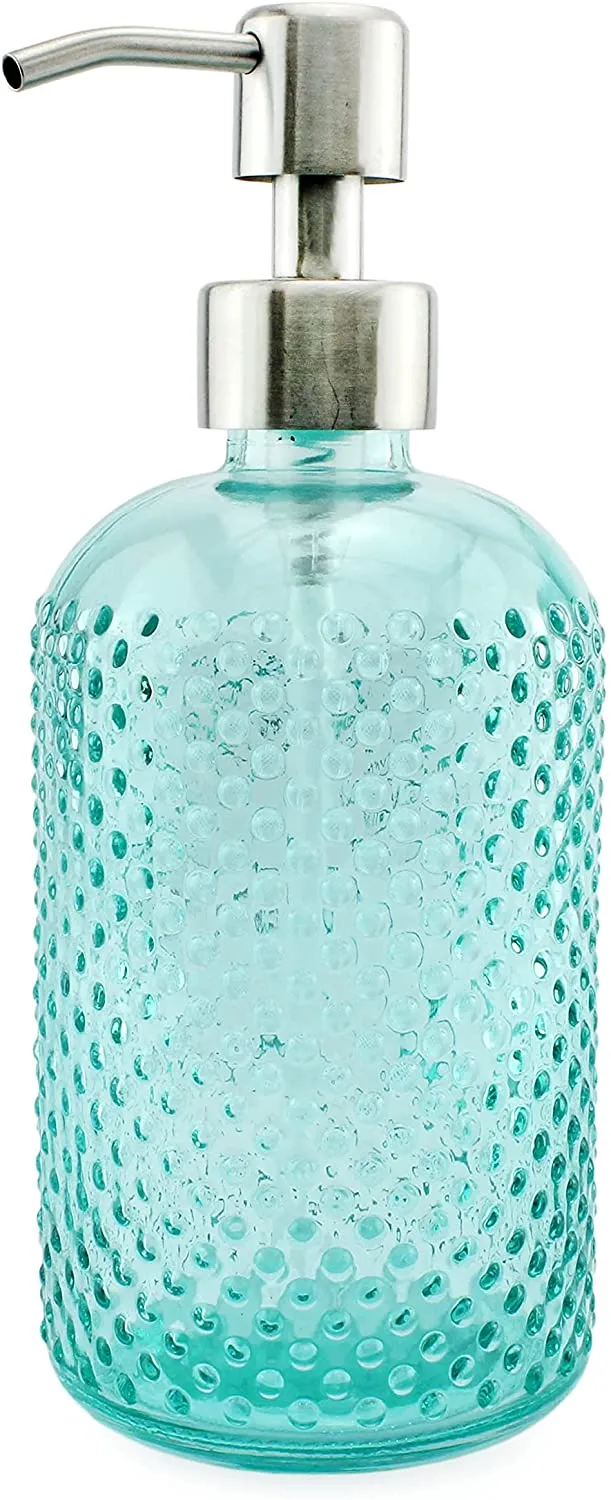Hobnail Glass Soap Dispenser (3-Pack)