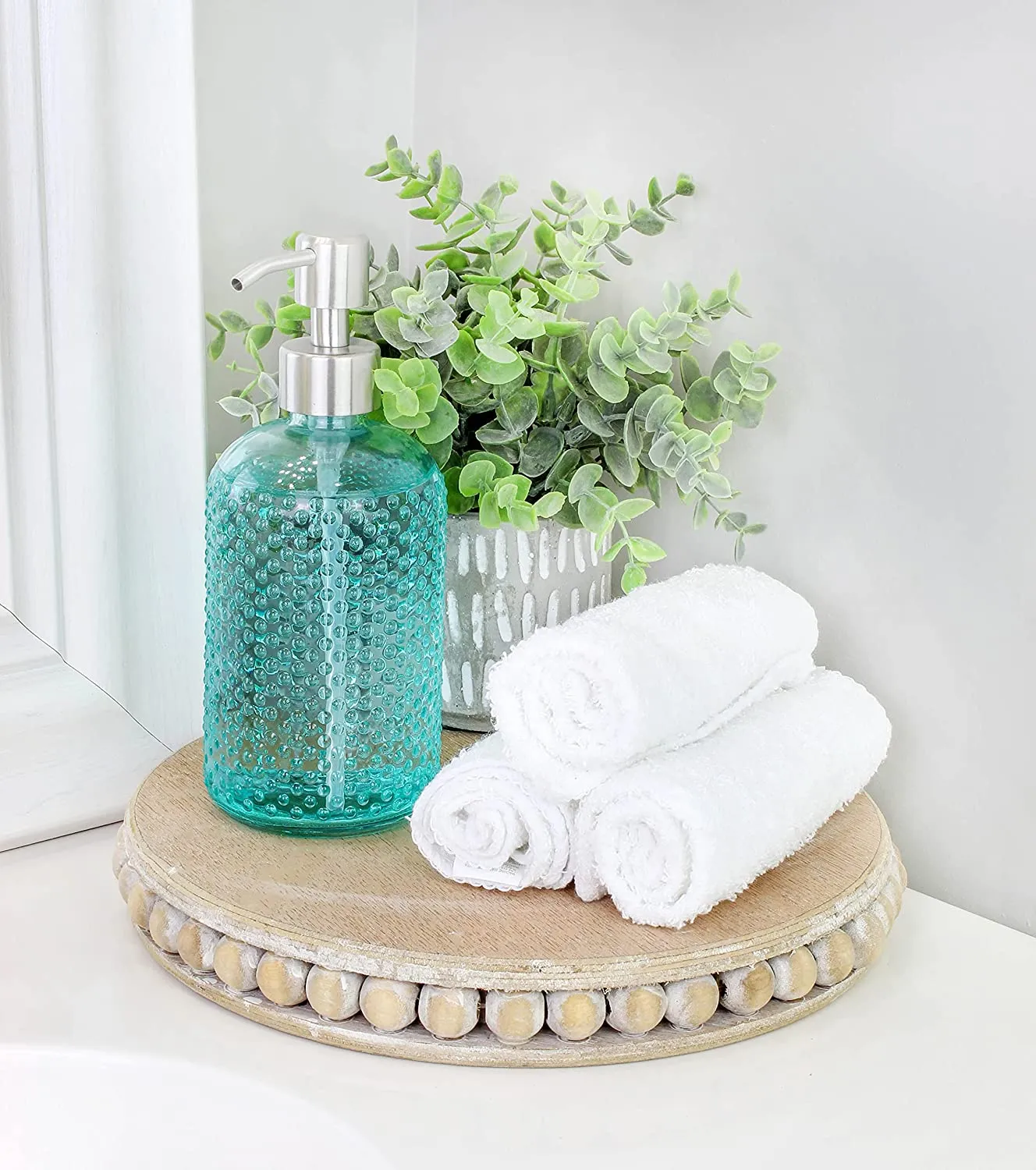 Hobnail Glass Soap Dispenser (3-Pack)
