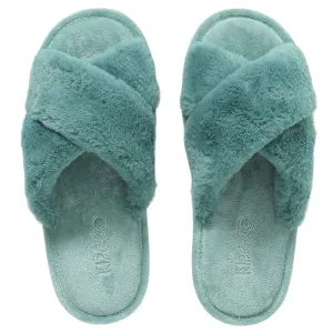 Jade Green Slippers