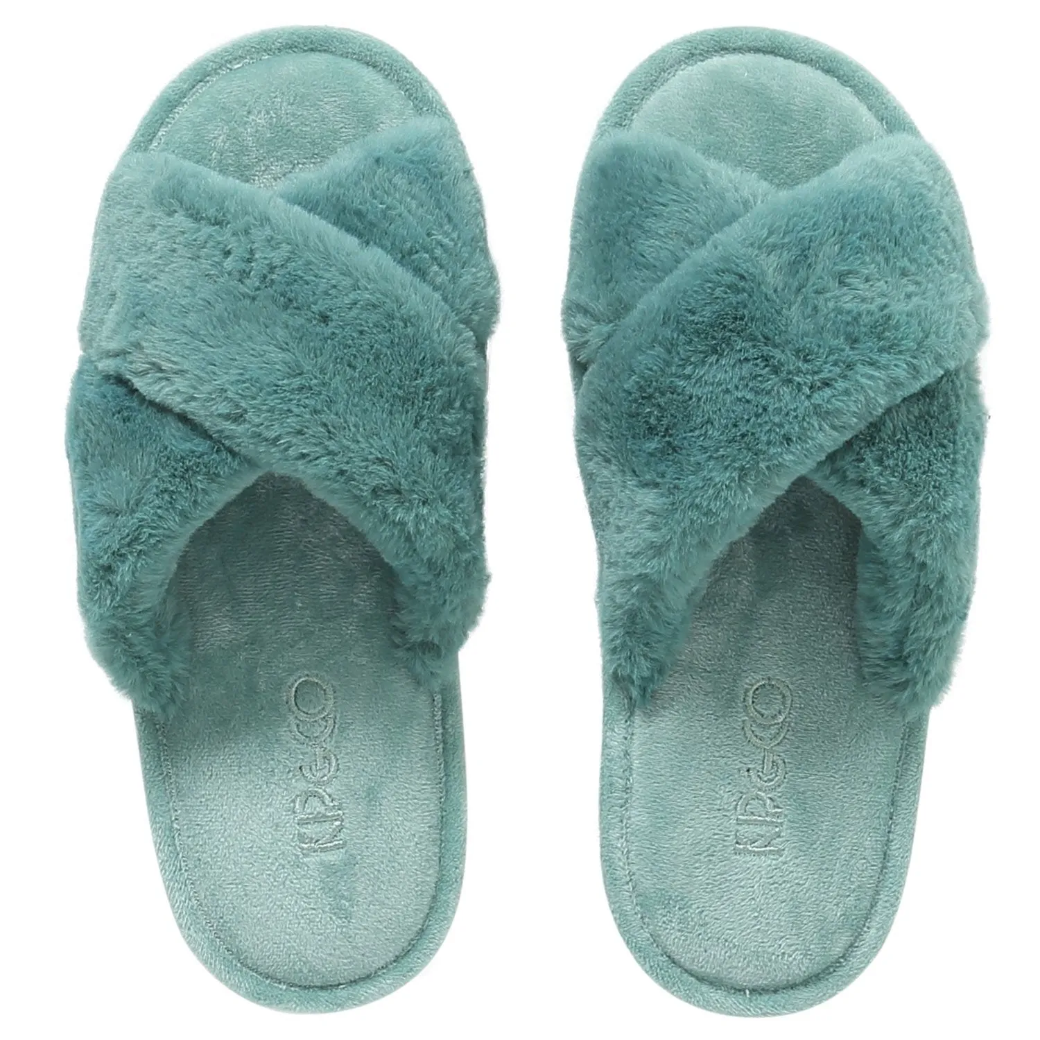 Jade Green Slippers