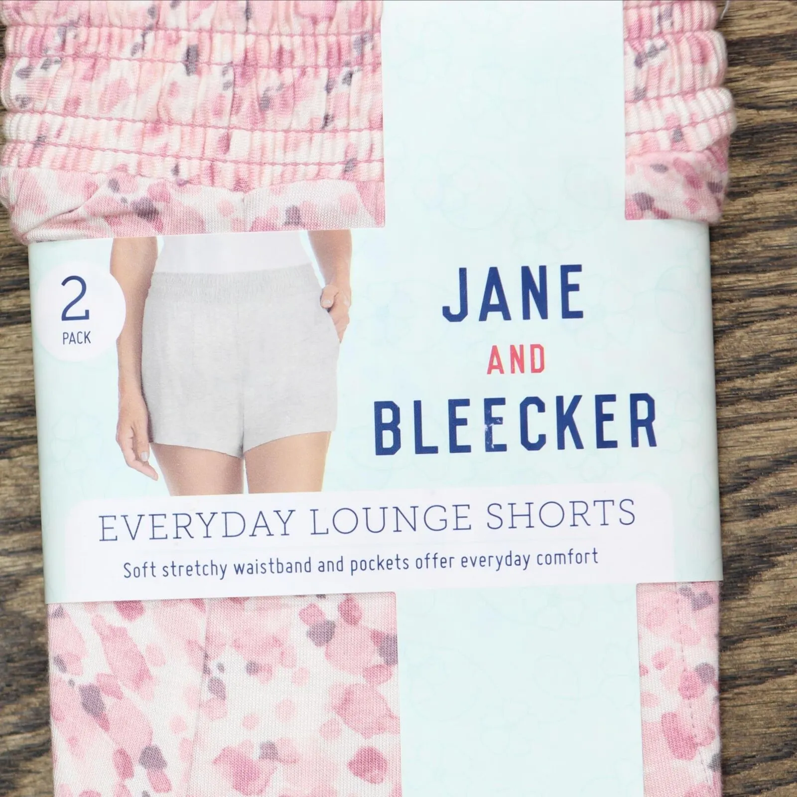 Jane & Bleecker 2 Pack Lightweight Lounge Sleep Shorts 1758971