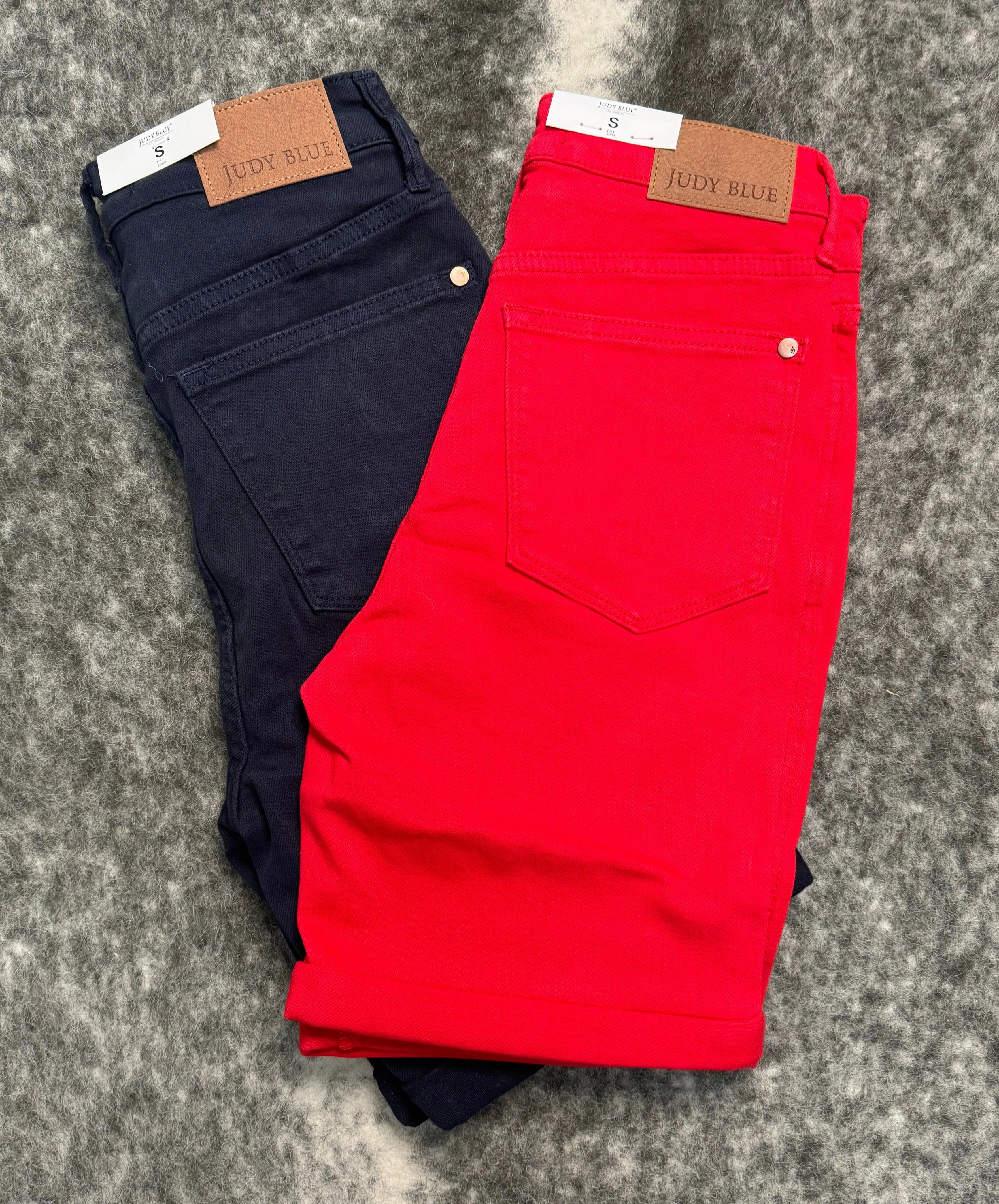 JB Tummy Control Bermuda Shorts-Navy