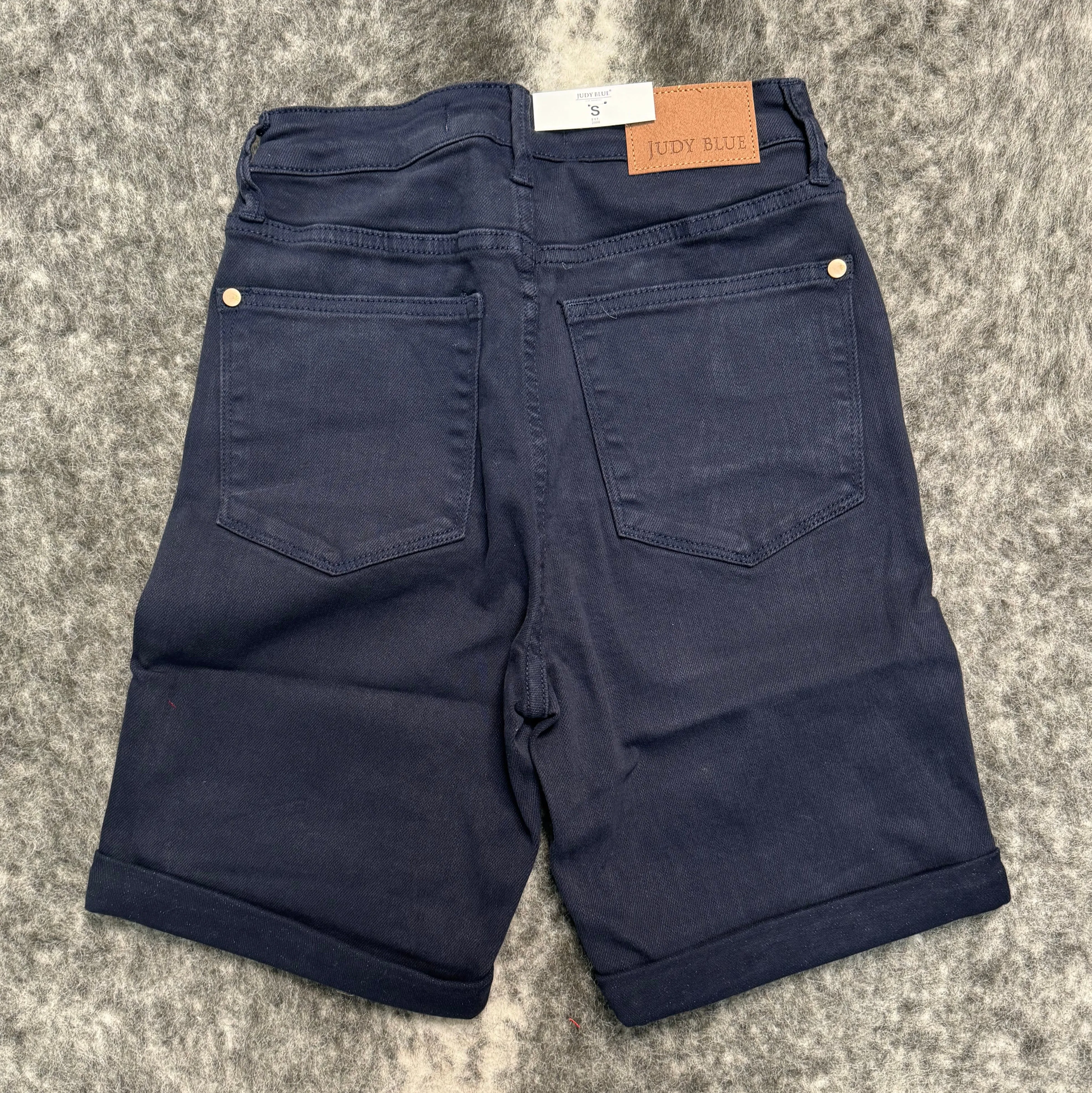 JB Tummy Control Bermuda Shorts-Navy