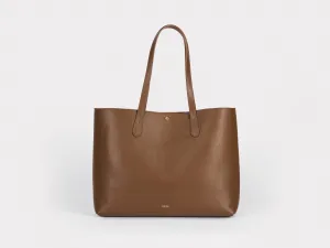 Julia Tote Bag, Chocolate Brown