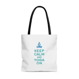 Keep Calm And Yoga On Tote Bag